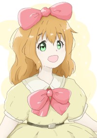 リボンふわふわ